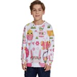 Cute Easter Bunny, Koteto, Animal, Baby Kids  Crewneck Sweatshirt