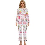 Cute Easter Bunny, Koteto, Animal, Baby Womens  Long Sleeve Lightweight Pajamas Set