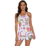 Cute Easter Bunny, Koteto, Animal, Baby 2-in-1 Flare Activity Dress