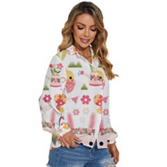 Women s Long Sleeve Button Up Shirt 