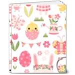 Cute Easter Bunny, Koteto, Animal, Baby 8  x 10  Hardcover Notebook