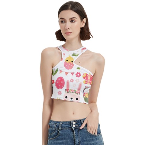 Cute Easter Bunny, Koteto, Animal, Baby Cut Out Top from ArtsNow.com