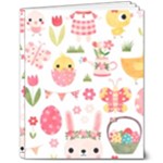 Cute Easter Bunny, Koteto, Animal, Baby 8  x 10  Softcover Notebook