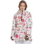 Cute Easter Bunny, Koteto, Animal, Baby Women s Pullover Zip Ski and Snowboard Waterproof Breathable Jacket