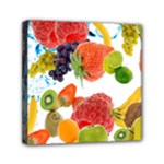 Fruits, Drip, Fruit, Paint, Spring Mini Canvas 6  x 6  (Stretched)