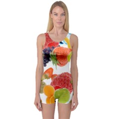 One Piece Boyleg Swimsuit 