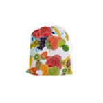 Fruits, Drip, Fruit, Paint, Spring Drawstring Pouch (Small)