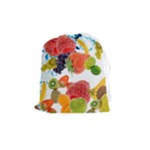 Fruits, Drip, Fruit, Paint, Spring Drawstring Pouch (Medium)