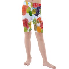 Kids  Mid Length Swim Shorts 