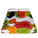 Fruits, Drip, Fruit, Paint, Spring Fitted Sheet (Queen Size)