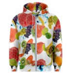 Fruits, Drip, Fruit, Paint, Spring Men s Zipper Hoodie