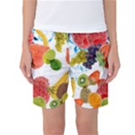 Fruits, Drip, Fruit, Paint, Spring Women s Basketball Shorts