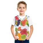 Fruits, Drip, Fruit, Paint, Spring Kids  Basketball Tank Top