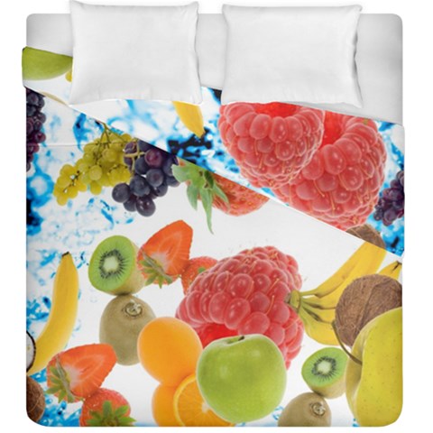 Fruits, Drip, Fruit, Paint, Spring Duvet Cover Double Side (King Size) from ArtsNow.com