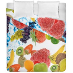 Fruits, Drip, Fruit, Paint, Spring Duvet Cover Double Side (California King Size) from ArtsNow.com