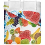 Fruits, Drip, Fruit, Paint, Spring Duvet Cover Double Side (California King Size)