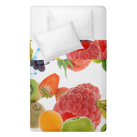 Fruits, Drip, Fruit, Paint, Spring Duvet Cover Double Side (Single Size) from ArtsNow.com