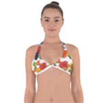 Fruits, Drip, Fruit, Paint, Spring Halter Neck Bikini Top