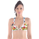 Fruits, Drip, Fruit, Paint, Spring Plunge Bikini Top