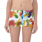 Fruits, Drip, Fruit, Paint, Spring Reversible Boyleg Bikini Bottoms