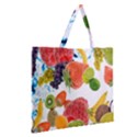 Zipper Large Tote Bag 