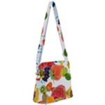 Fruits, Drip, Fruit, Paint, Spring Zipper Messenger Bag