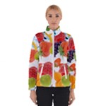 Fruits, Drip, Fruit, Paint, Spring Women s Bomber Jacket