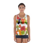 Fruits, Drip, Fruit, Paint, Spring Sport Tank Top 