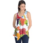 Fruits, Drip, Fruit, Paint, Spring Sleeveless Tunic