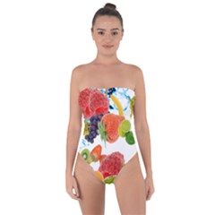 Tie Back One Piece Swimsuit 