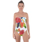 Fruits, Drip, Fruit, Paint, Spring Tie Back One Piece Swimsuit