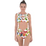 Fruits, Drip, Fruit, Paint, Spring Bandaged Up Bikini Set 