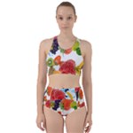 Fruits, Drip, Fruit, Paint, Spring Racer Back Bikini Set