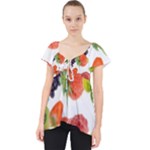 Fruits, Drip, Fruit, Paint, Spring Lace Front Dolly Top