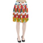 Fruits, Drip, Fruit, Paint, Spring Pleated Skirt