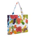 Zipper Medium Tote Bag Front