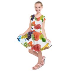 Kids  Short Sleeve Dress 