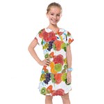 Fruits, Drip, Fruit, Paint, Spring Kids  Drop Waist Dress