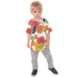 Fruits, Drip, Fruit, Paint, Spring Kids  Raglan T-Shirt