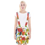 Fruits, Drip, Fruit, Paint, Spring Braces Suspender Skirt