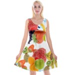 Fruits, Drip, Fruit, Paint, Spring Reversible Velvet Sleeveless Dress