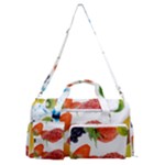 Fruits, Drip, Fruit, Paint, Spring Sports Gym Duffle Bag with Shoe Compartment