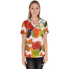 Women s V-Neck Scrub Top 