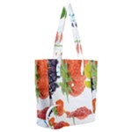 Fruits, Drip, Fruit, Paint, Spring Everyday Shoulder Bag with Pouch Bag