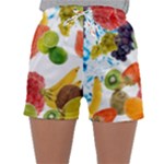 Fruits, Drip, Fruit, Paint, Spring Sleepwear Shorts