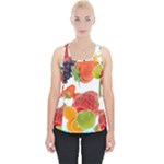 Fruits, Drip, Fruit, Paint, Spring Piece Up Tank Top