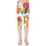 Fruits, Drip, Fruit, Paint, Spring Kids  Capri Leggings 