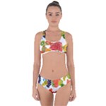 Fruits, Drip, Fruit, Paint, Spring Criss Cross Bikini Set