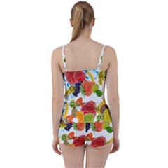 Tie Front Two Piece Tankini 