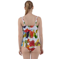 Twist Front Tankini Set 